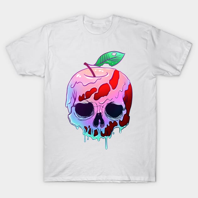 Poison Apple skull T-Shirt by OccultOmaStore
